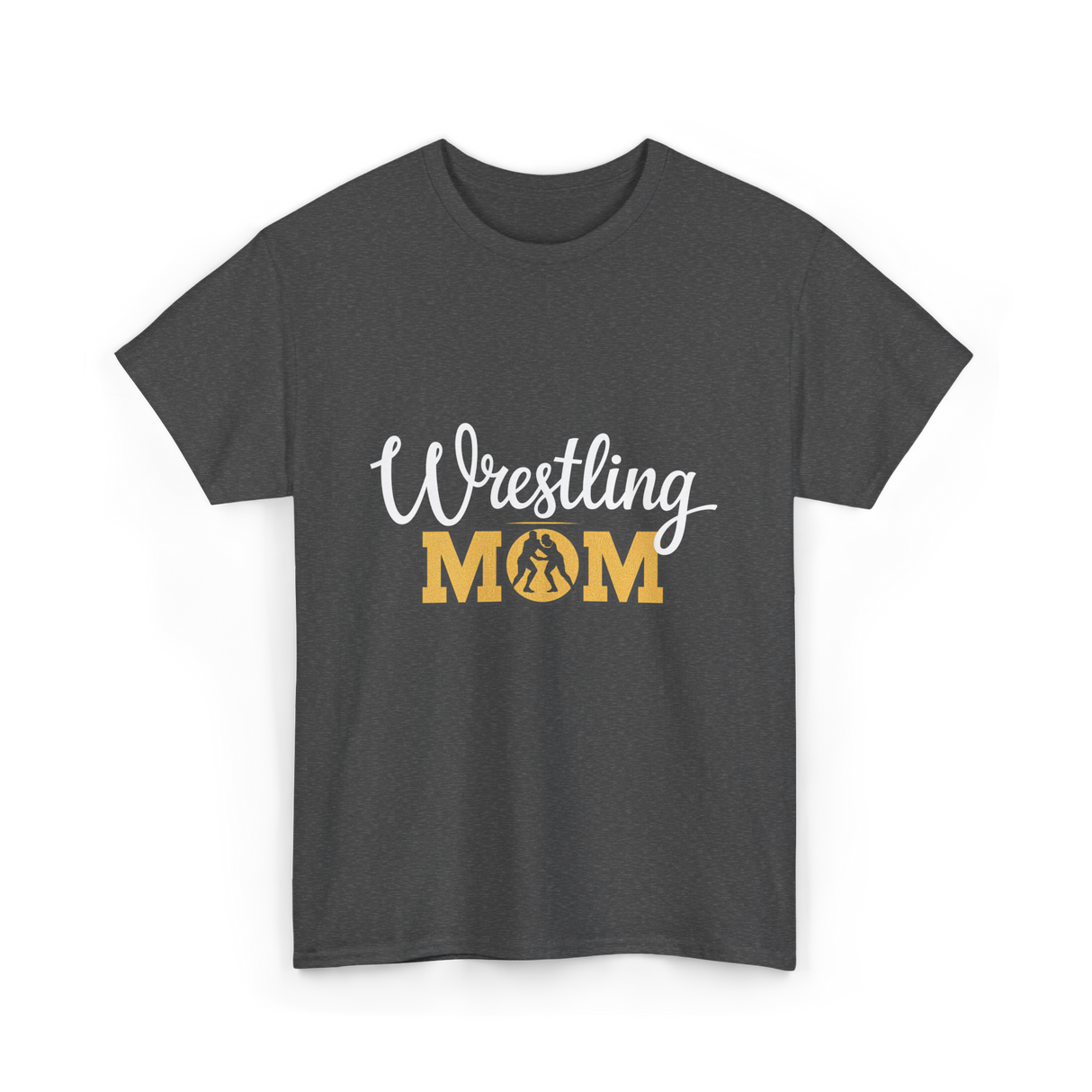 Wrestling Mom Wrestling Support T-Shirt - Dark Heather