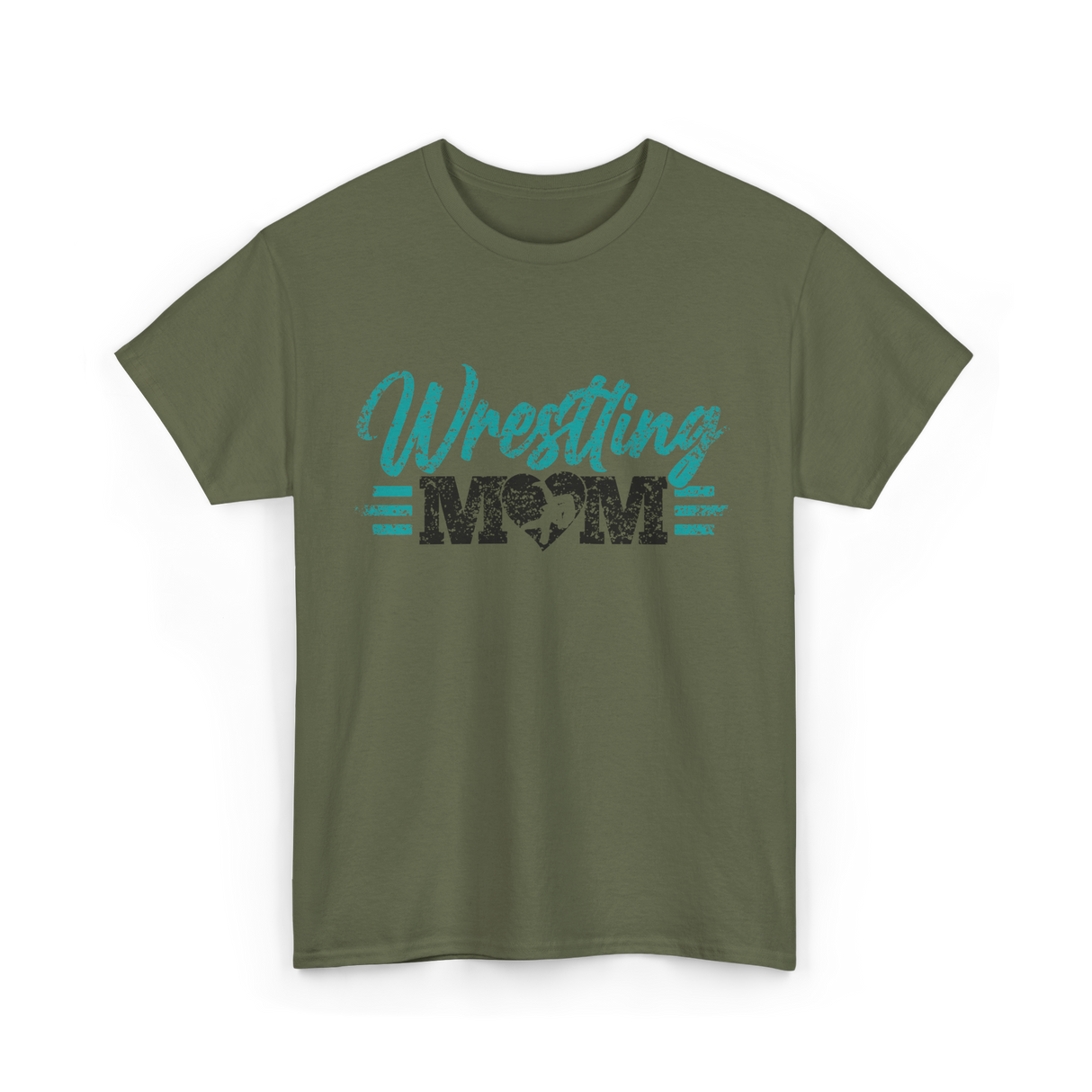 Wrestling Wrestler Martial Arts T-Shirt - Military Green