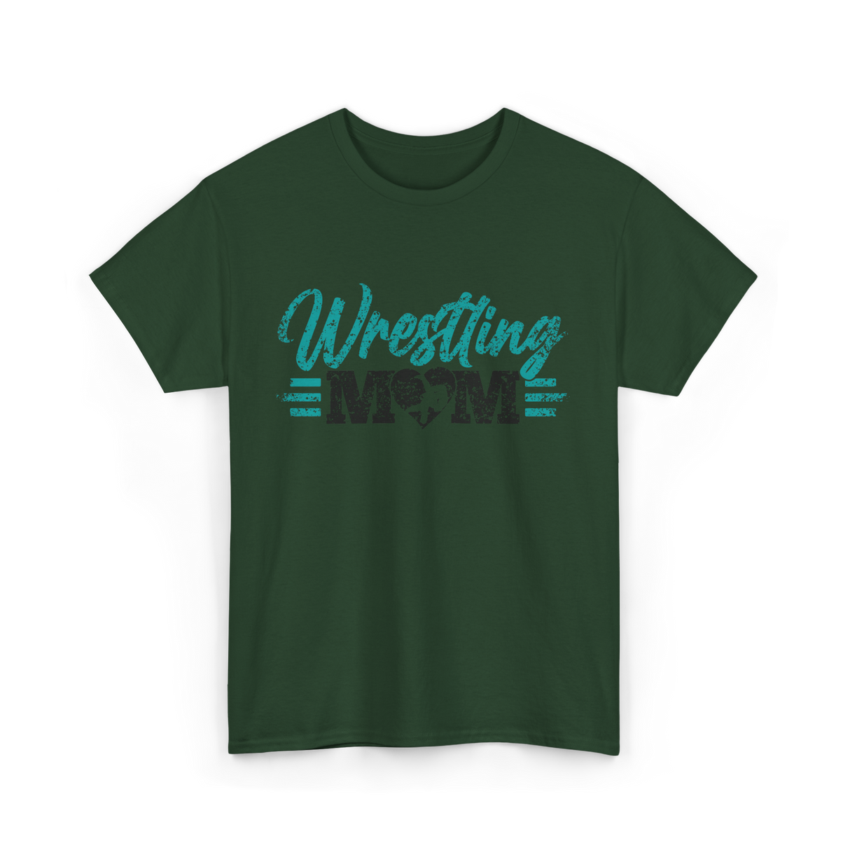 Wrestling Wrestler Martial Arts T-Shirt - Forest Green
