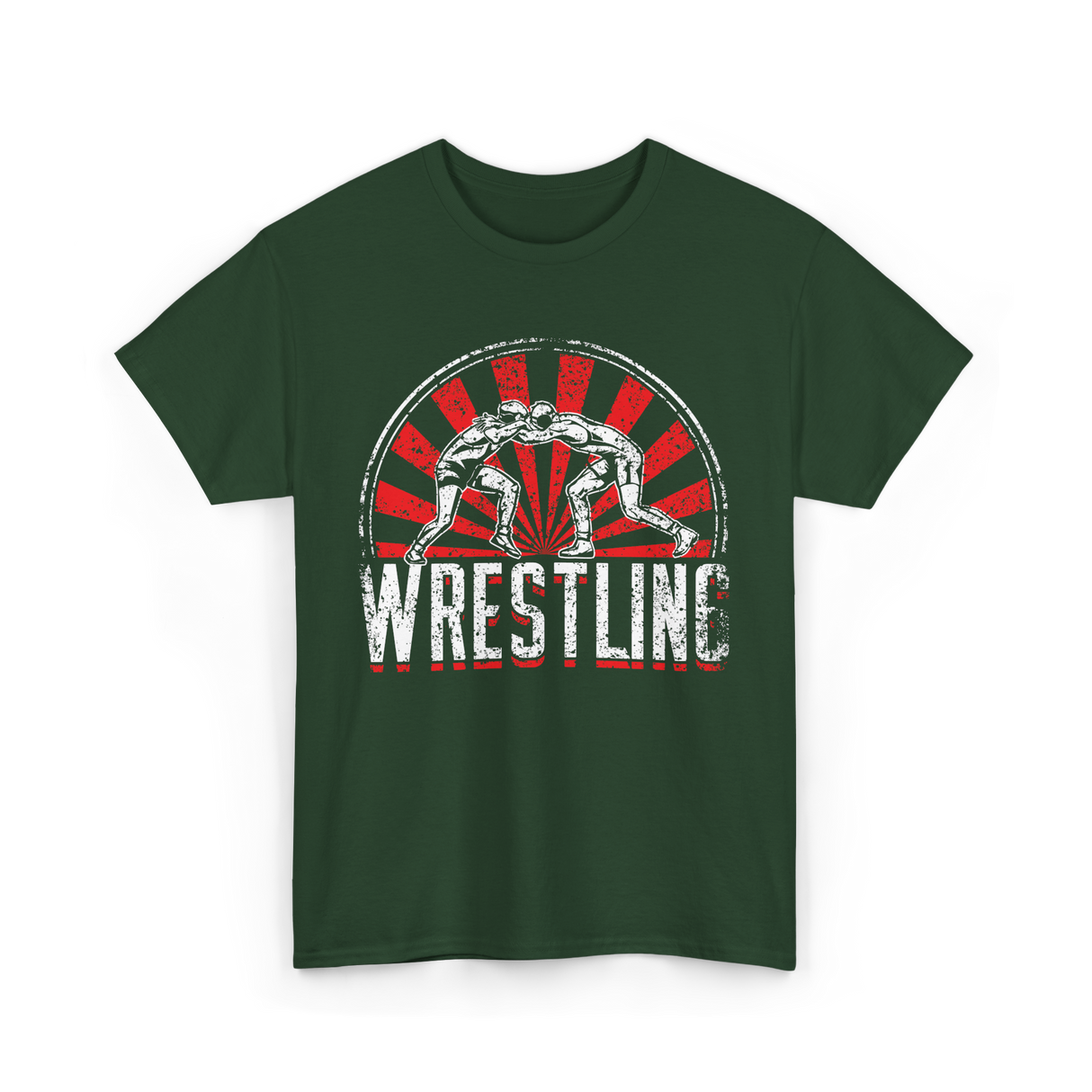 Wrestling Wrestler Sport Martial Arts T-Shirt - Forest Green