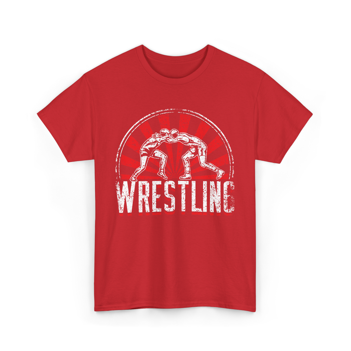 Wrestling Wrestler Sport Martial Arts T-Shirt - Red