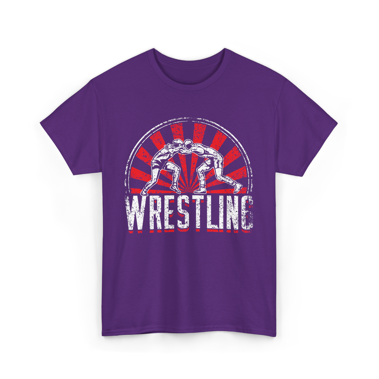 Wrestling Wrestler Sport Martial Arts T-Shirt - Purple