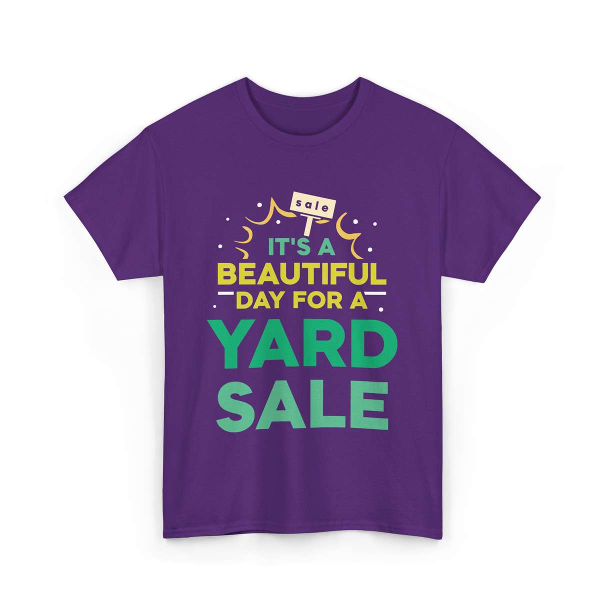 Yard Sale Seller T-Shirt - Purple