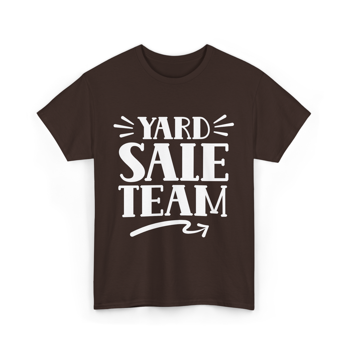 Yard Sale Team Sale T-Shirt - Dark Chocolate