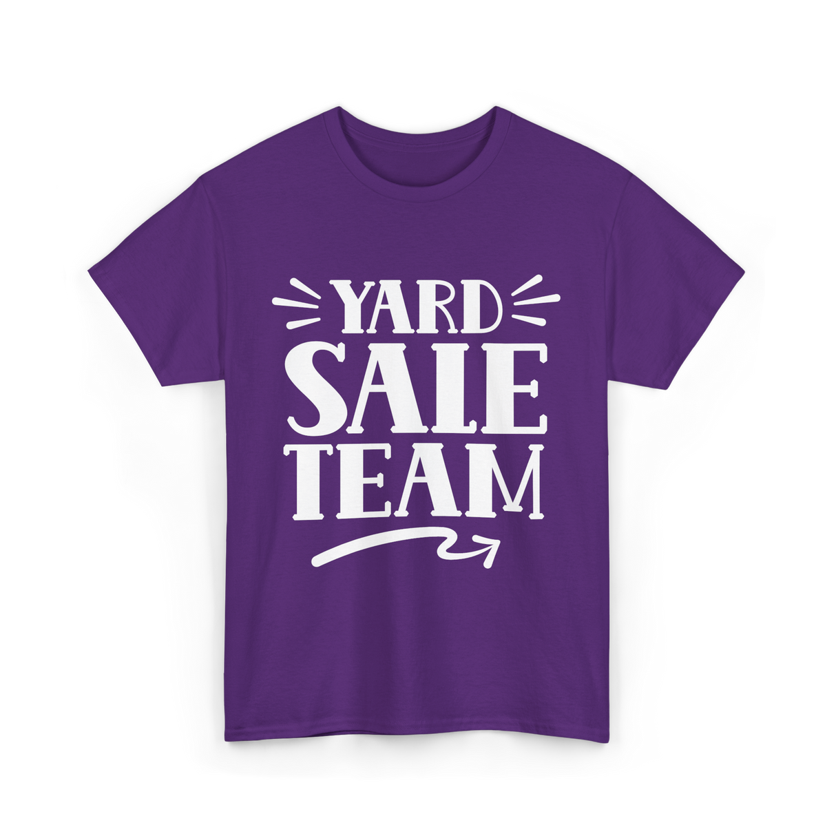 Yard Sale Team Sale T-Shirt - Purple