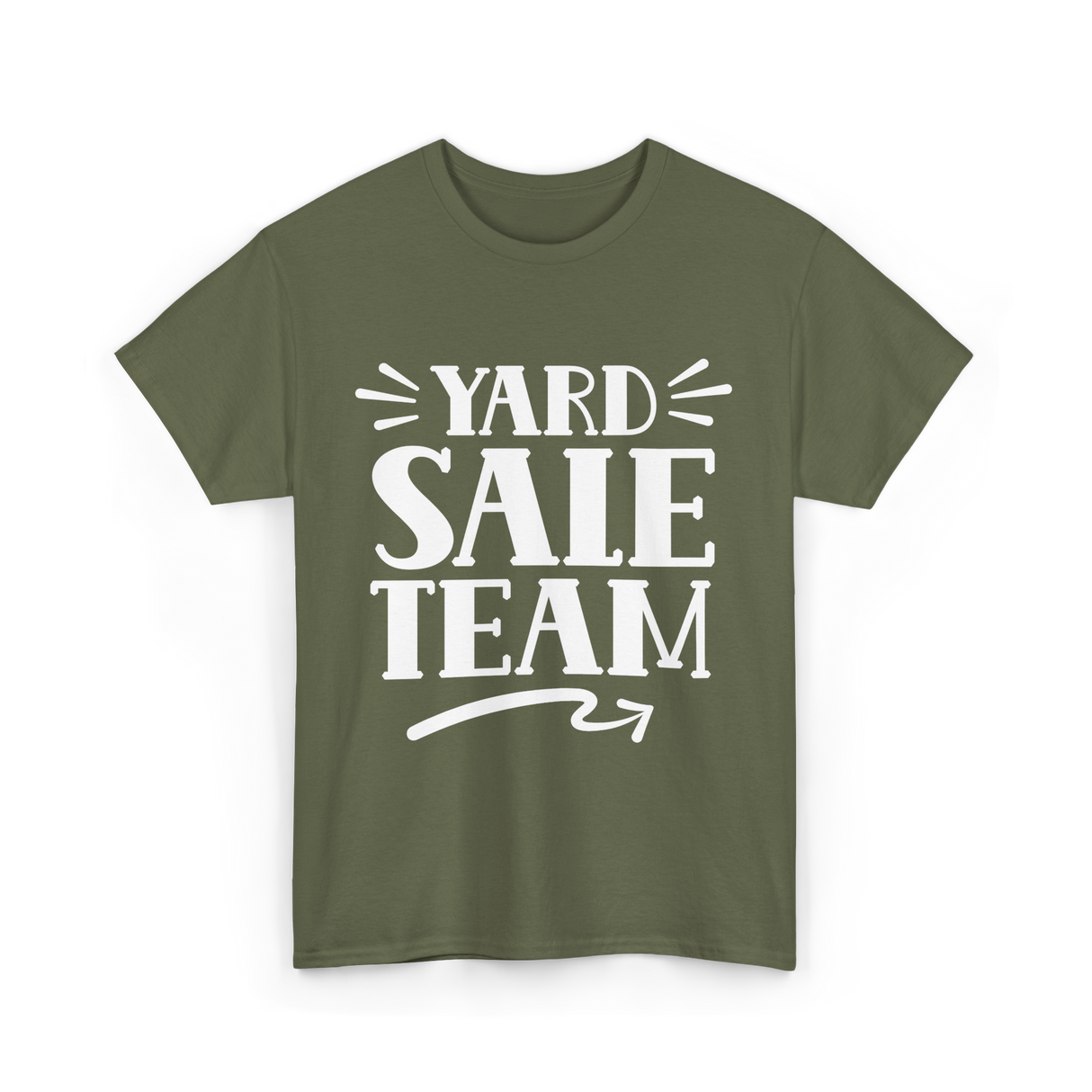Yard Sale Team Sale T-Shirt - Military Green