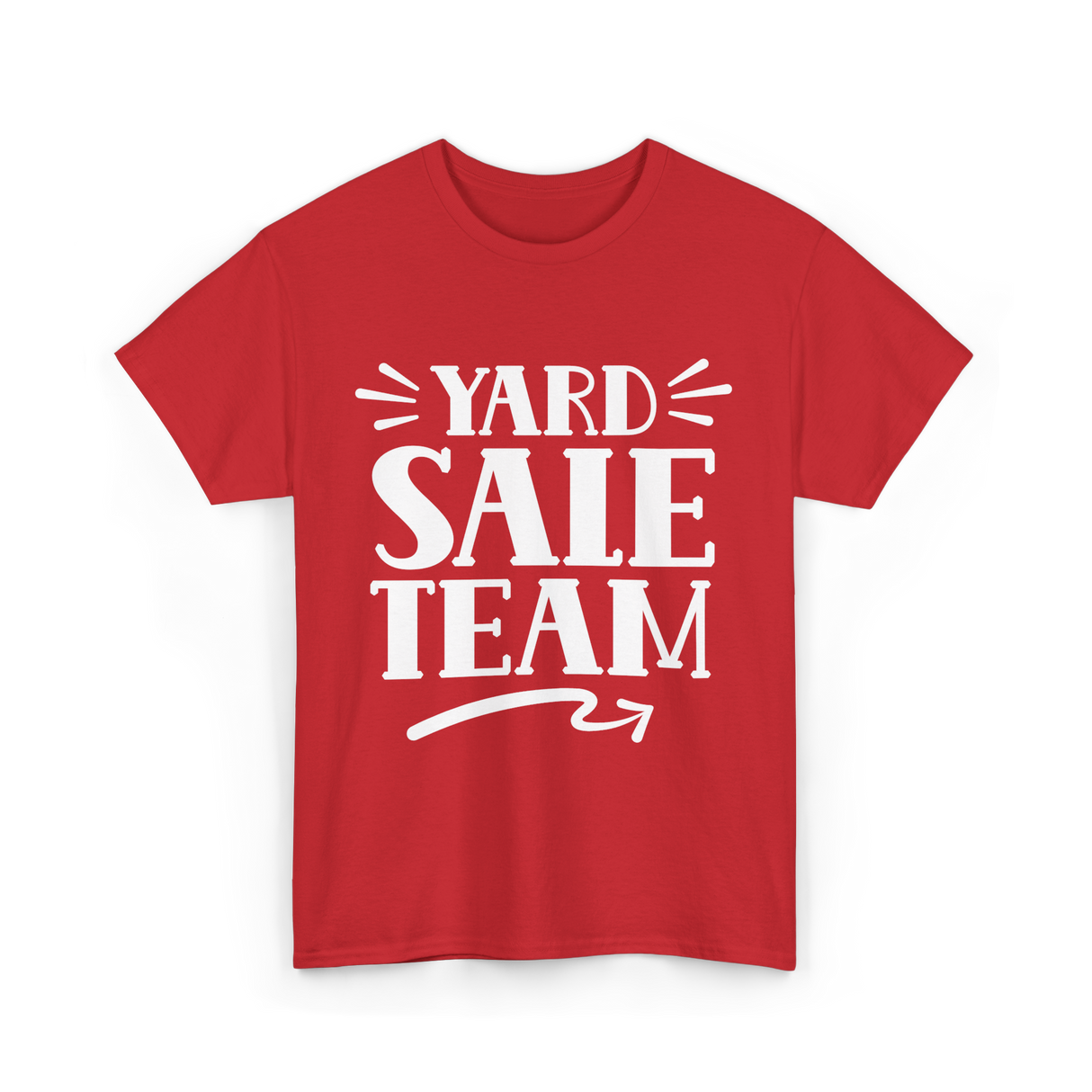 Yard Sale Team Sale T-Shirt - Red