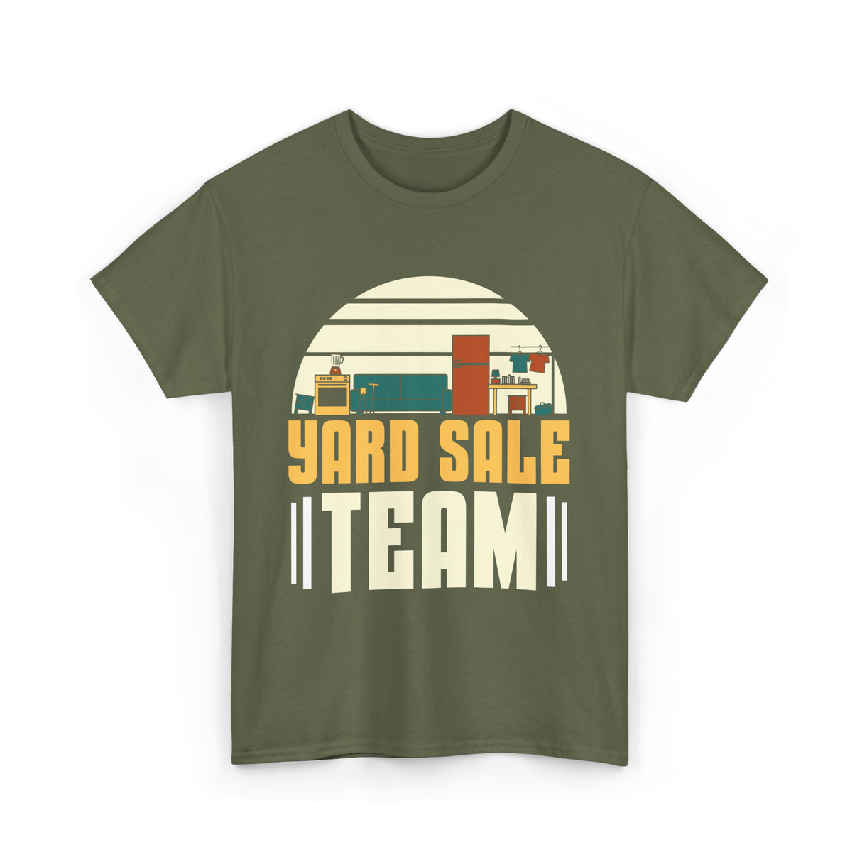 Yard Sale Team Yard Sale T-Shirt - Military Green