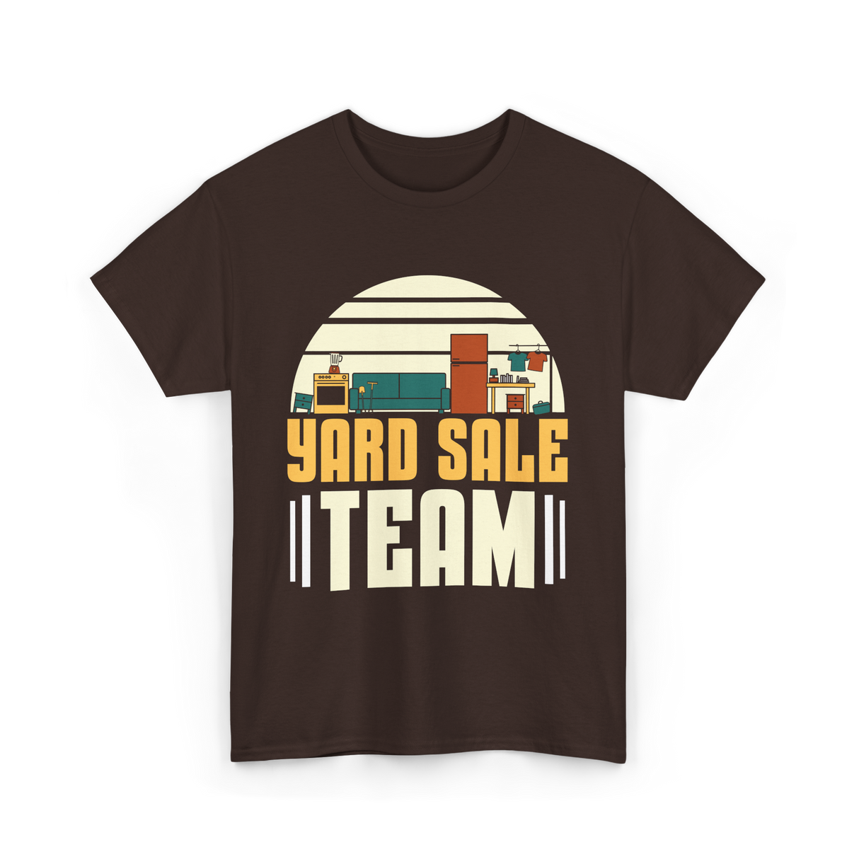 Yard Sale Team Yard Sale T-Shirt - Dark Chocolate