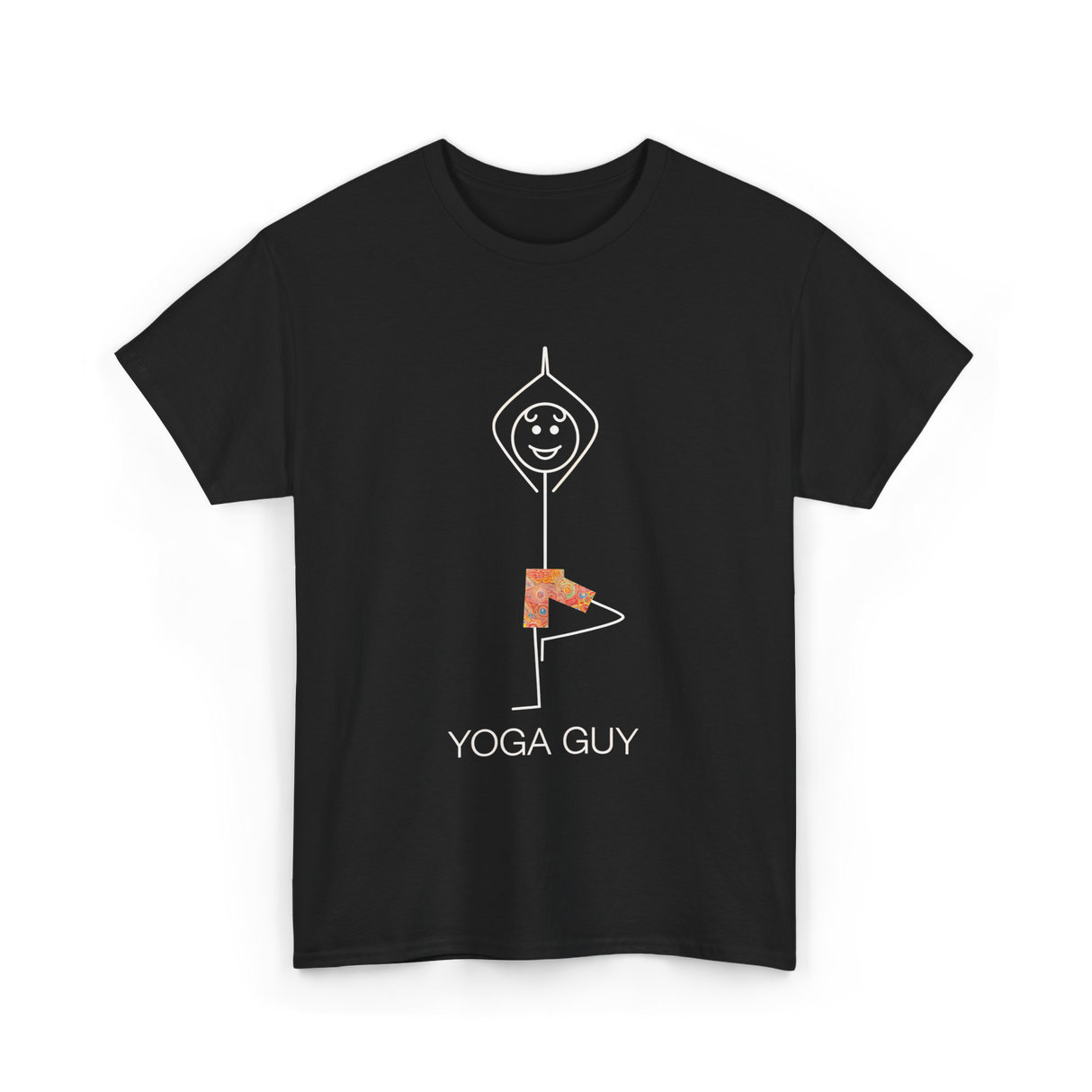 Yoga Guy Yoga Practitioner T-Shirt - Black