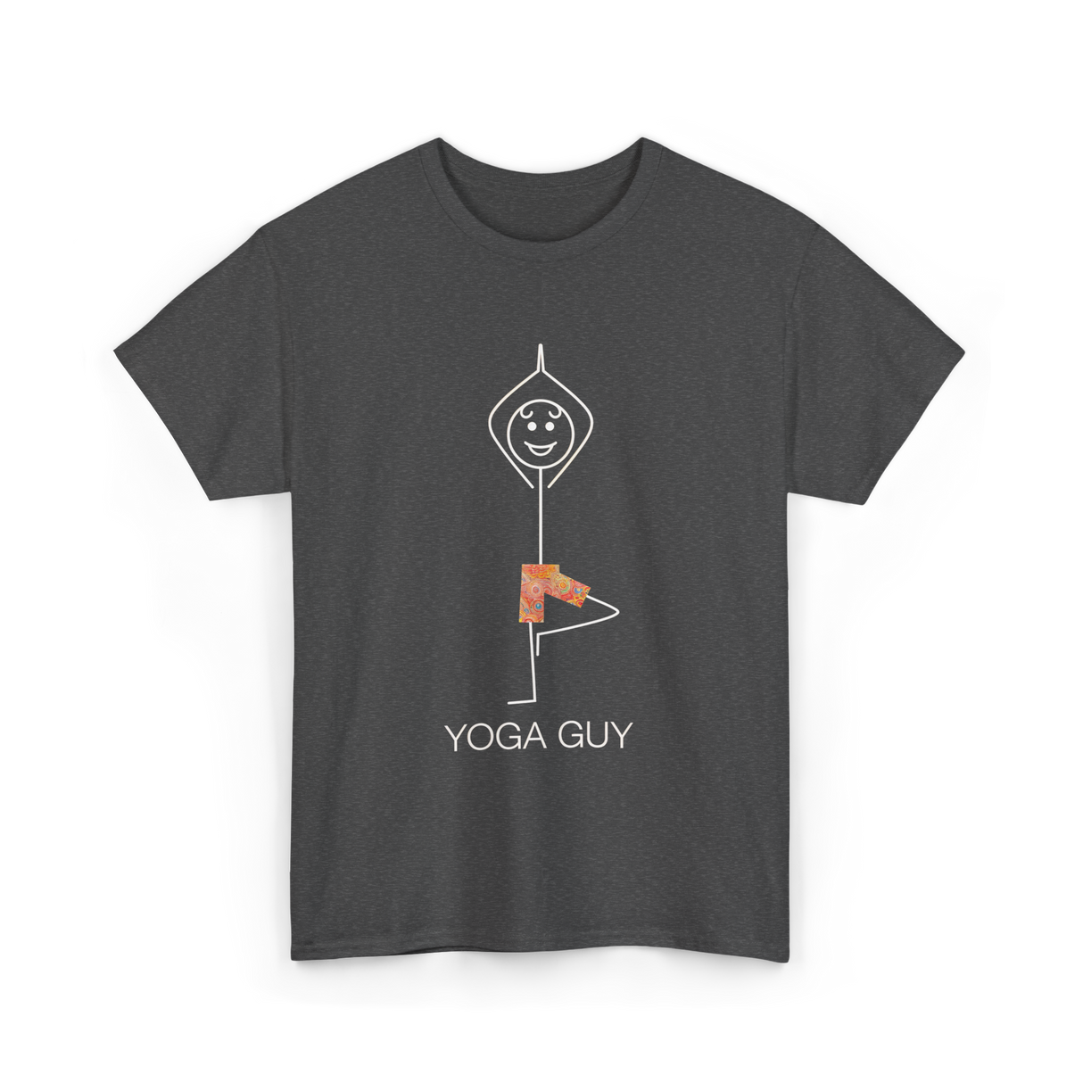 Yoga Guy Yoga Practitioner T-Shirt - Dark Heather