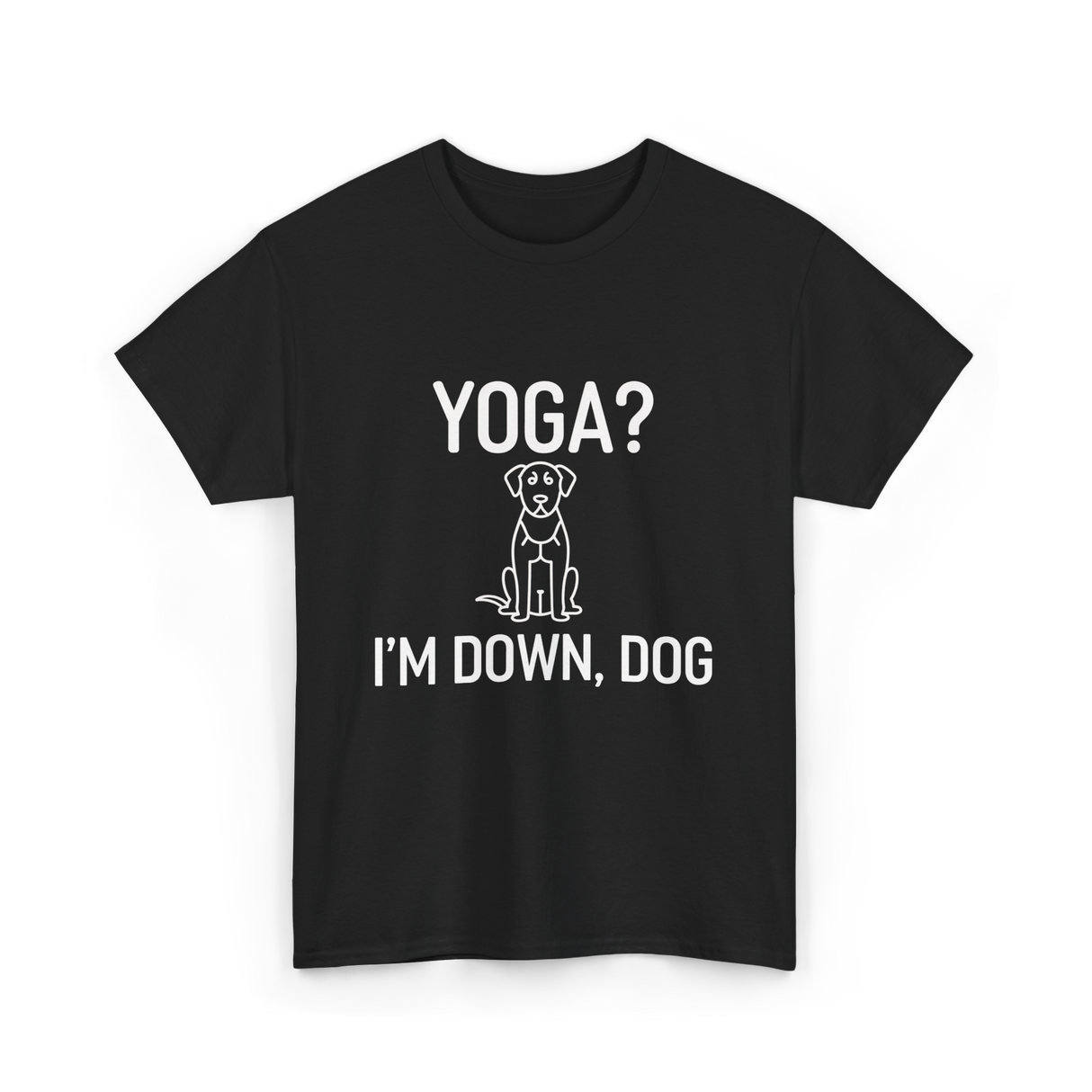 Yoga I'm Down Dog T-Shirt - Black