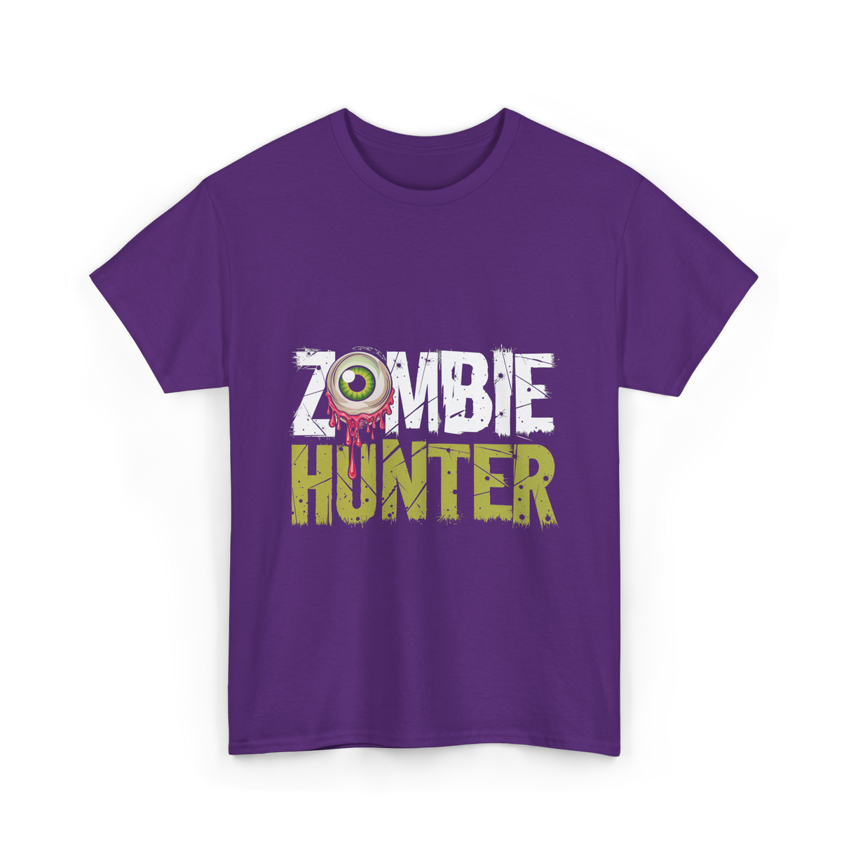 Zombie Hunter Zombie Hunting T-Shirt - Purple