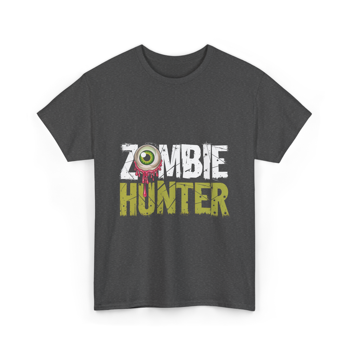 Zombie Hunter Zombie Hunting T-Shirt - Dark Heather
