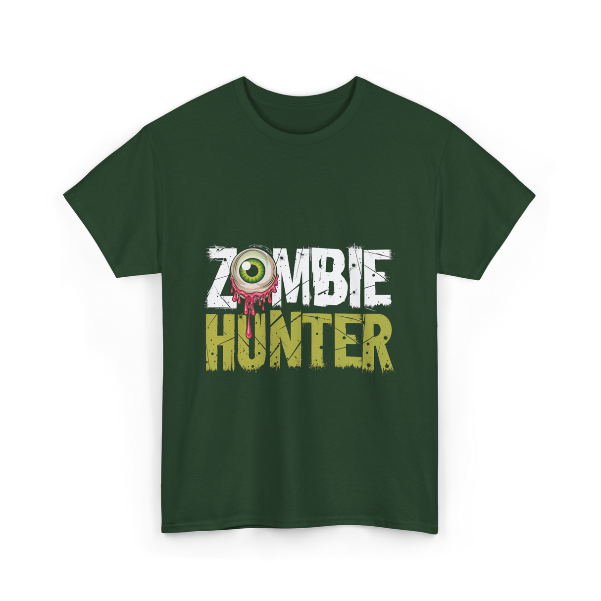 Zombie Hunter Zombie Hunting T-Shirt - Forest Green