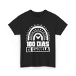 100 Dias De Escuela Kids Education T-Shirt - Black