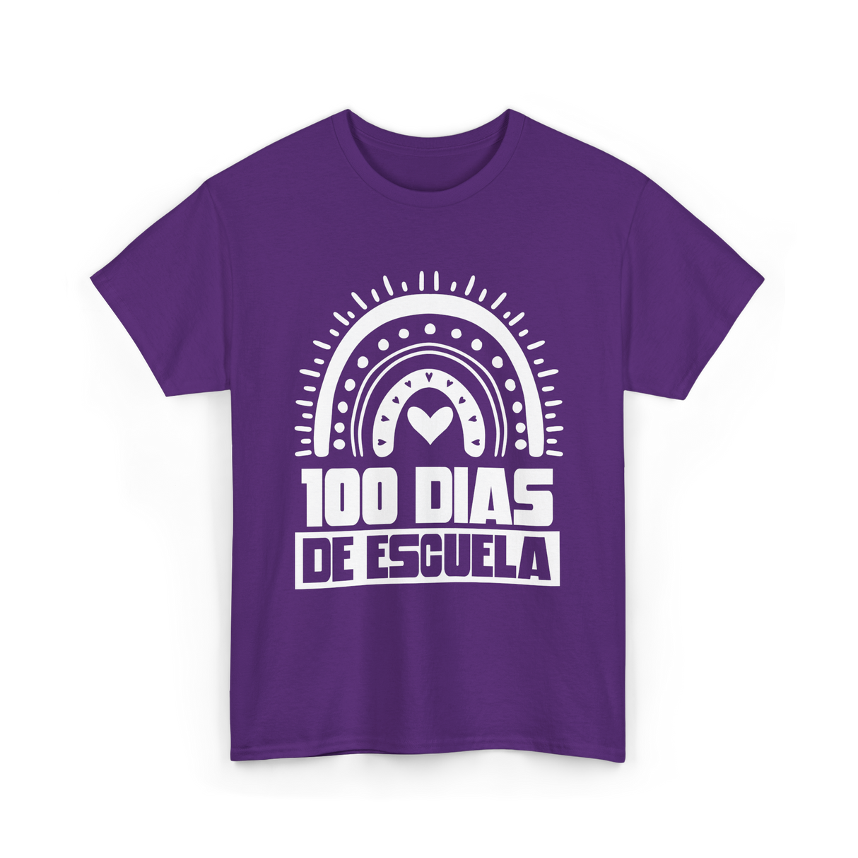 100 Dias De Escuela Kids Education T-Shirt - Purple