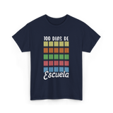 100 Dias De Escuela School Kids T-Shirt - Navy