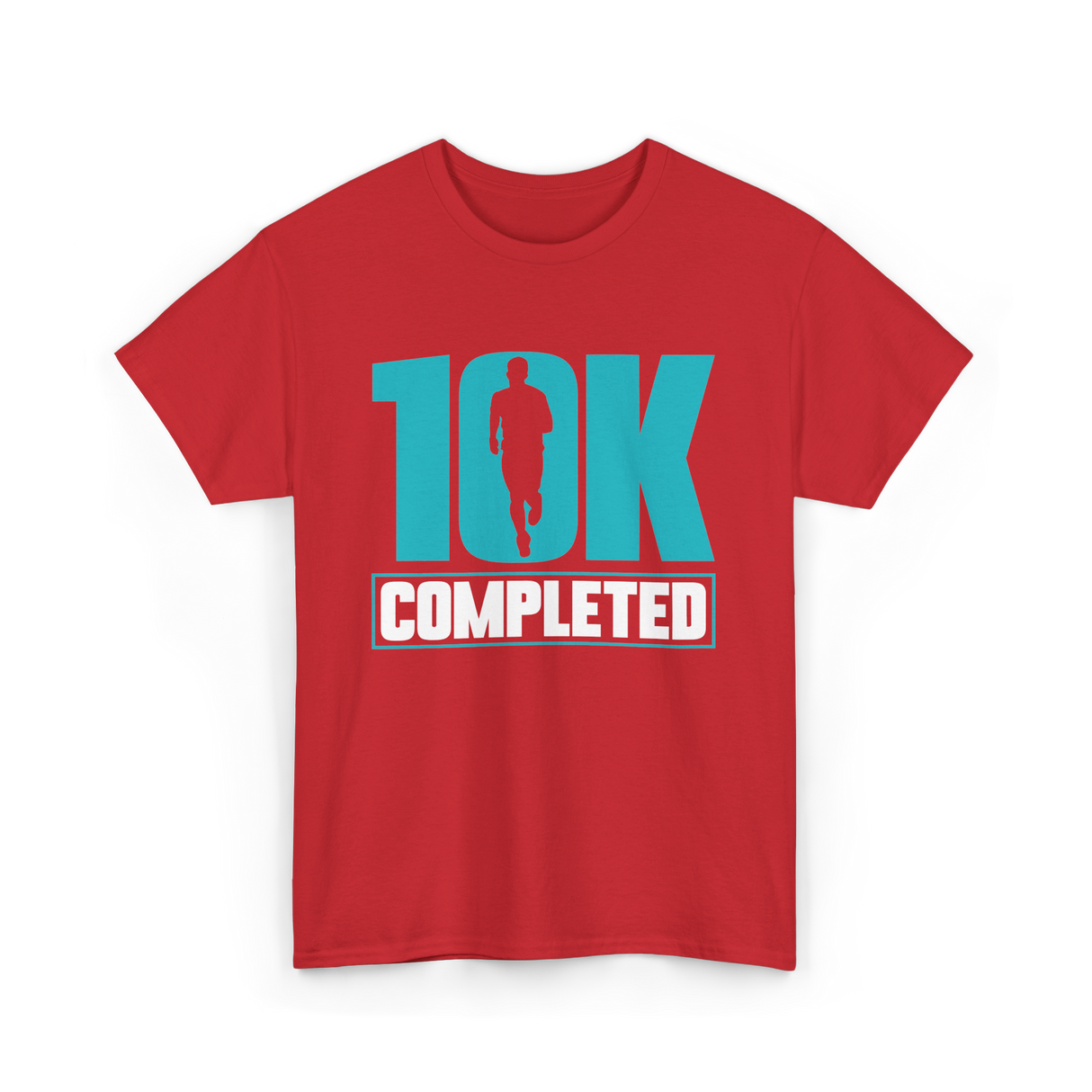 10K Completed Running Runner T-Shirt - Red