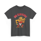 10K Survivor Running Runner Race T-Shirt - Dark Heather