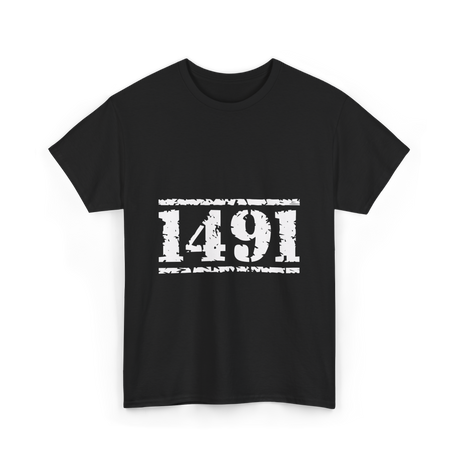 1491 Indigenous Awareness History T-Shirt - Black