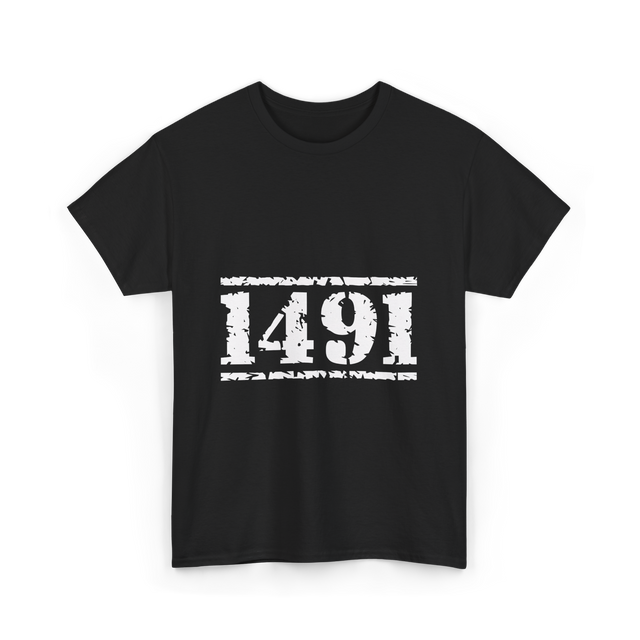 1491 Indigenous Awareness History T-Shirt - Black