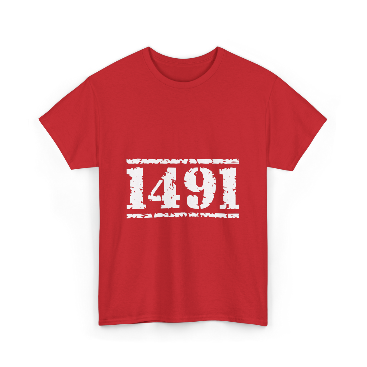 1491 Indigenous Awareness History T-Shirt - Red