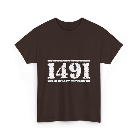 1491 Indigenous Awareness History T-Shirt - Dark Chocolate