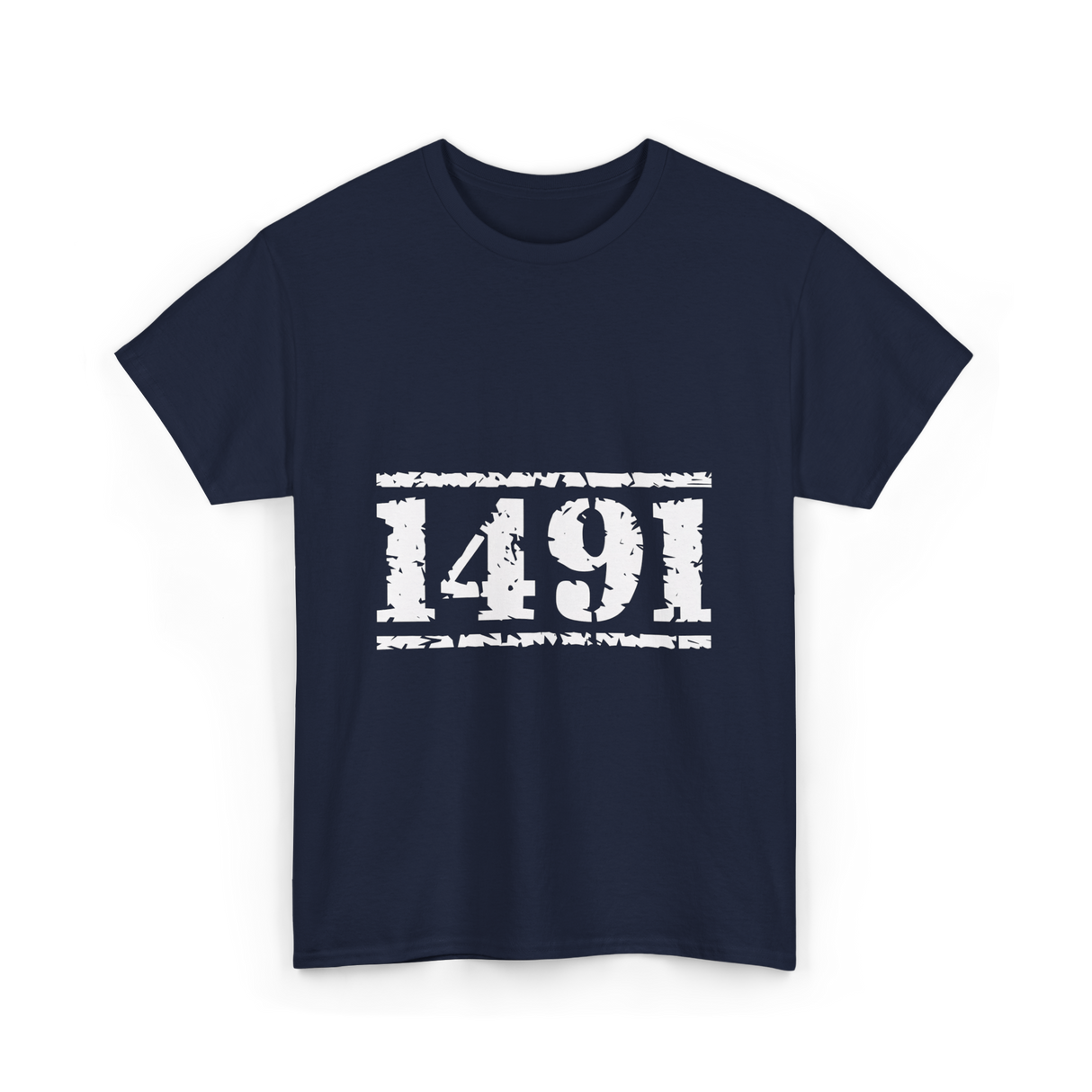 1491 Indigenous Awareness History T-Shirt - Navy