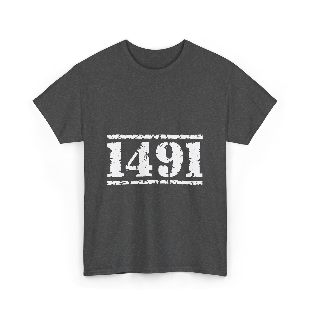 1491 Indigenous Awareness History T-Shirt - Dark Heather