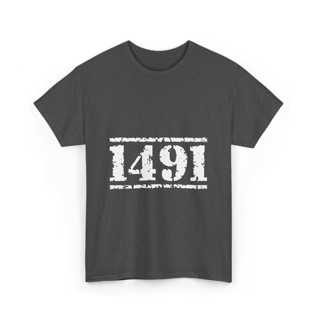 1491 Indigenous Awareness History T-Shirt - Dark Heather