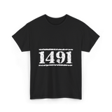 1491 Indigenous History Native American T-Shirt - Black