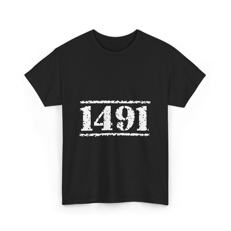 1491 Indigenous History Native American T-Shirt - Black