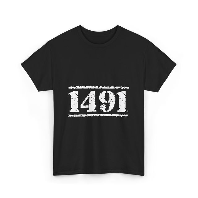 1491 Indigenous History Native American T-Shirt - Black