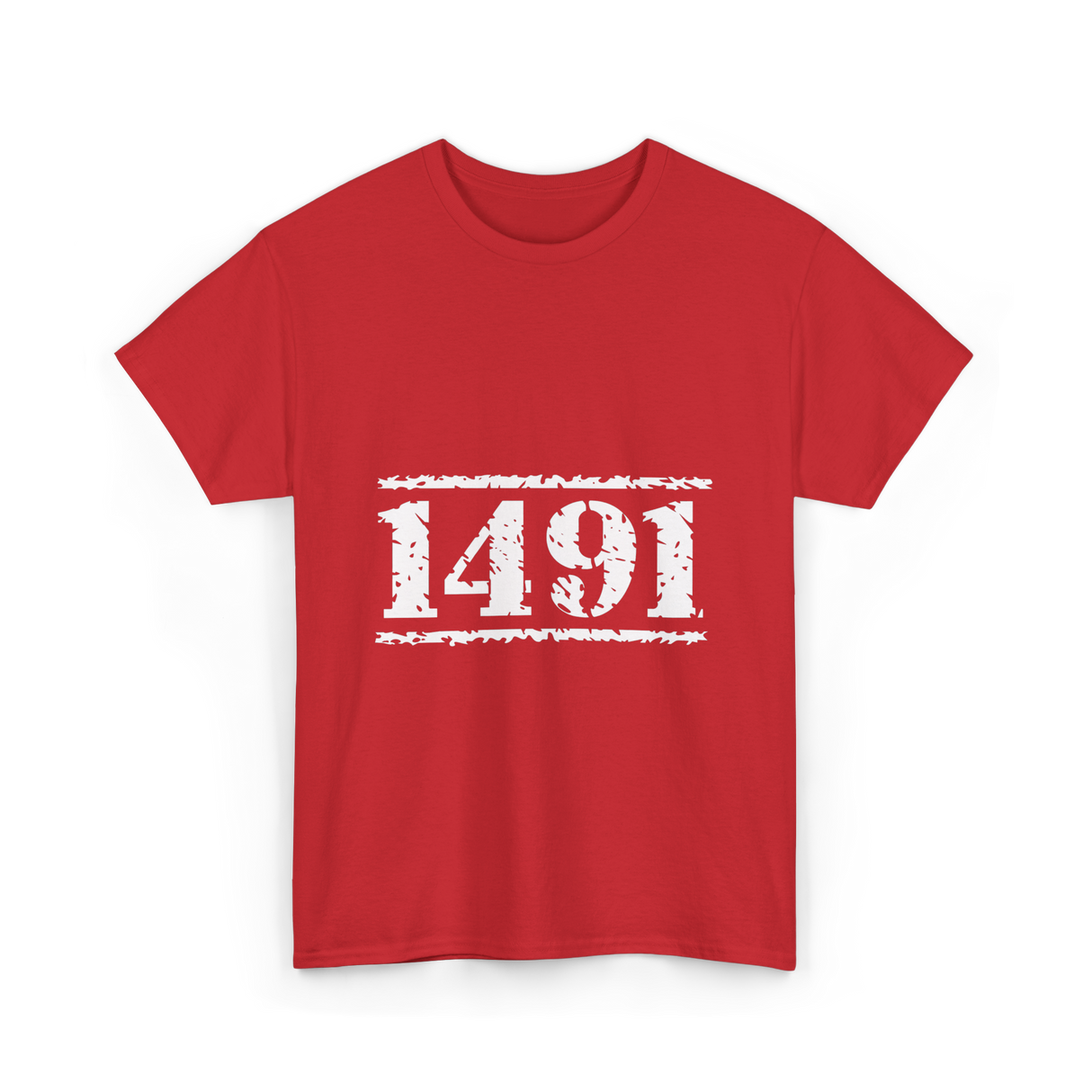 1491 Indigenous History Native American T-Shirt - Red