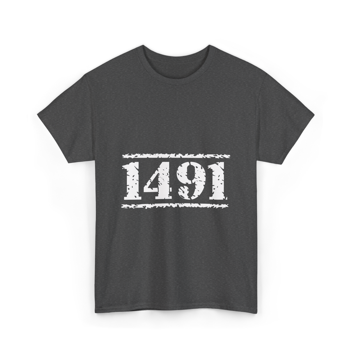 1491 Indigenous History Native American T-Shirt - Dark Heather