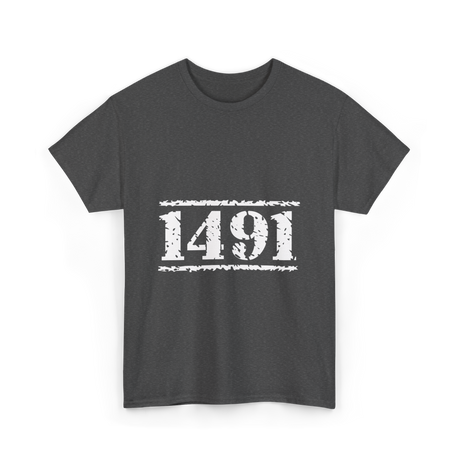 1491 Indigenous History Native American T-Shirt - Dark Heather