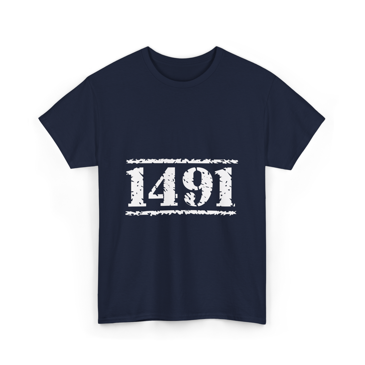 1491 Indigenous History Native American T-Shirt - Navy