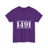 1491 Indigenous History Native American T-Shirt - Purple