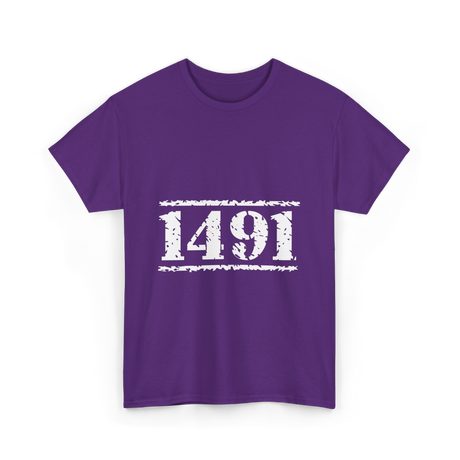 1491 Indigenous History Native American T-Shirt - Purple