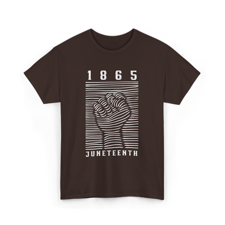 1865 Juneteenth Awareness T-Shirt - Dark Chocolate