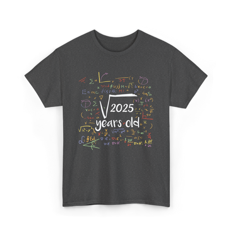 2025 Birthday Celebration Party T-Shirt - Dark Heather