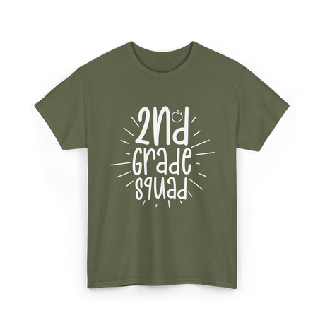 2nd Grade Squad School T-Shirt - Military Green