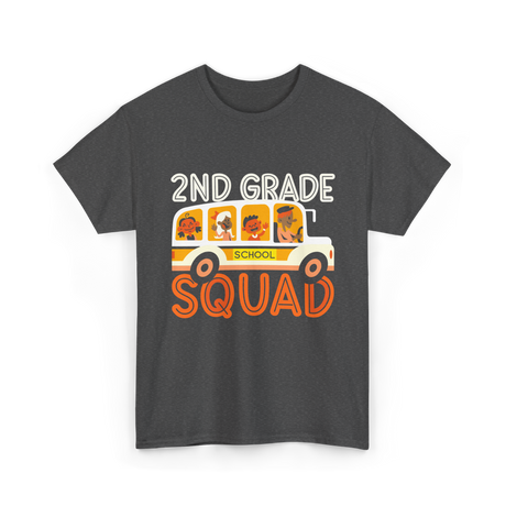 2nd Grade Squad School T-Shirt - Dark Heather