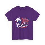 4th of July Crew Celebration T-Shirt - Purple