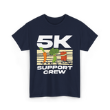 5K Support Crew Running T-Shirt - Navy