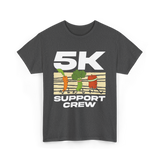 5K Support Crew Running T-Shirt - Dark Heather