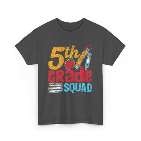 5th Grade Squad Kids T-Shirt - Dark Heather