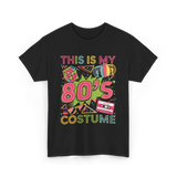 80s Costume 1980s Retro Party T-Shirt - Black