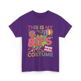 80s Costume 1980s Retro Party T-Shirt - Purple